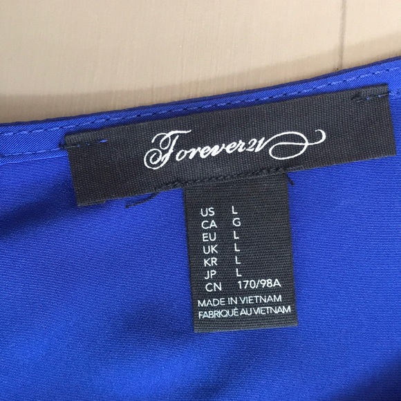 New Royal Blue Top - Picture 6 of 8